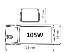 Load image into Gallery viewer, 105W 12V Transformer for use with 12V SELV Demista Pads