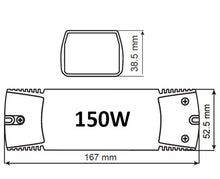 Load image into Gallery viewer, 150W 12V Transformer for use with 12V SELV Demista Pads