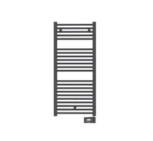 Load image into Gallery viewer, Farho Nova Digital 700W Oil Filled Electric Towel Rail Black TNDN700
