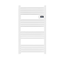 Load image into Gallery viewer, Farho Sella Digital 500W Electric Towel Rail White TSEB