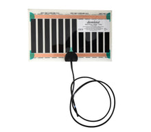 Load image into Gallery viewer, Image of 150mm x 410mm Demista Heated Bathroom Mirror 7015L041 10W 230V