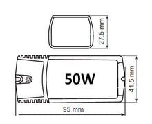 Load image into Gallery viewer, 50W 12V Transformer for use with 12V SELV Demista Pads
