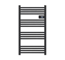 Load image into Gallery viewer, Farho Sella Digital 500W Electric Towel Rail Black TSEN
